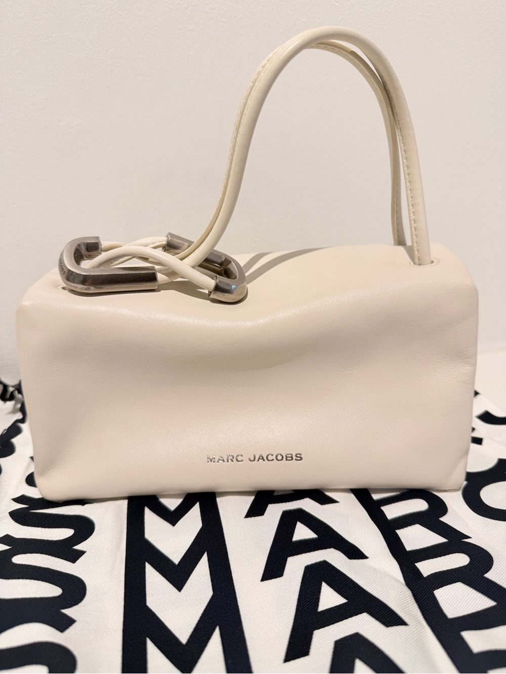 NWT Marc Jacobs mini dual satchel - cloud white - Picture 3 of 7